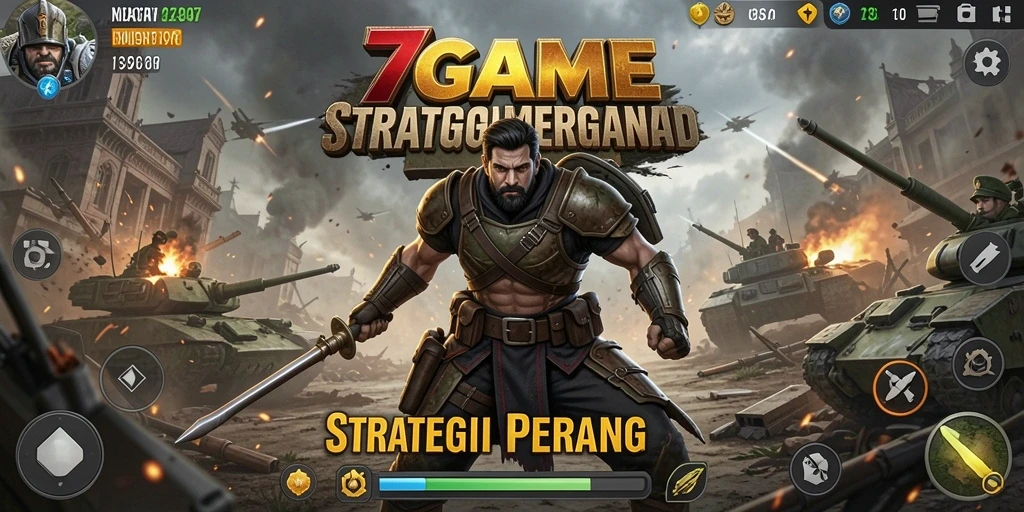 Tampilan gameplay seru dan menantang dalam 7GAME.