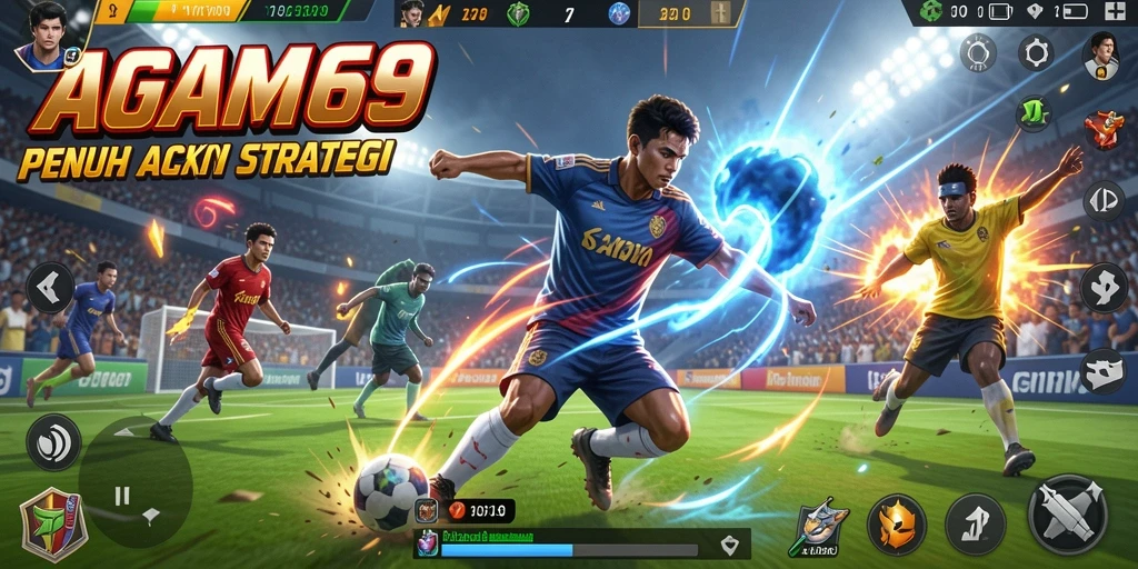 Tampilan gameplay AGAM69 yang menampilkan aksi olahraga menarik.
