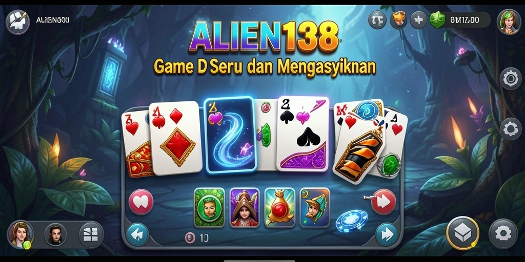 Tampilan gameplay seru ALIEN138 dengan pemain bertanding di papan domino.