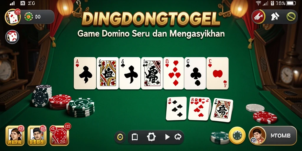 Tampilan gameplay DINGDONGTOGEL yang menarik dan interaktif.