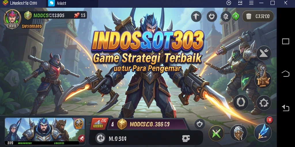 Screenshot gameplay INDOSLOT303 menampilkan strategi pertarungan yang mendebarkan.