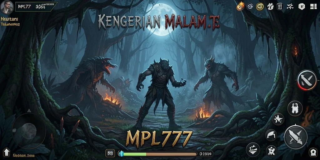 Tampilan gameplay MPL777 dengan suasana kengerian yang mencekam.