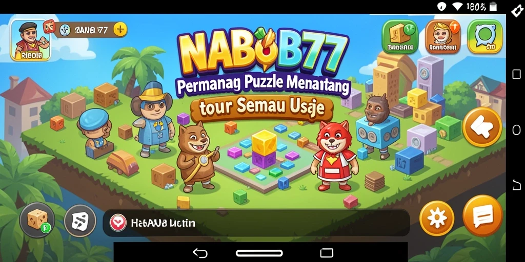 Screenshot NABOB77 menampilkan tantangan Puzzle yang menarik dan menyenangkan.