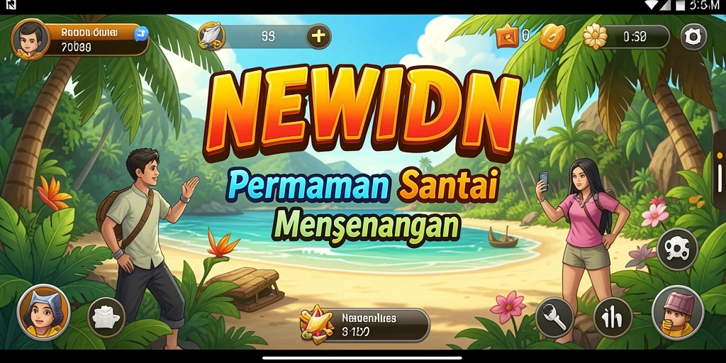 Gameplay seru dan menantang dari NEWIDN yang membuat ketagihan.