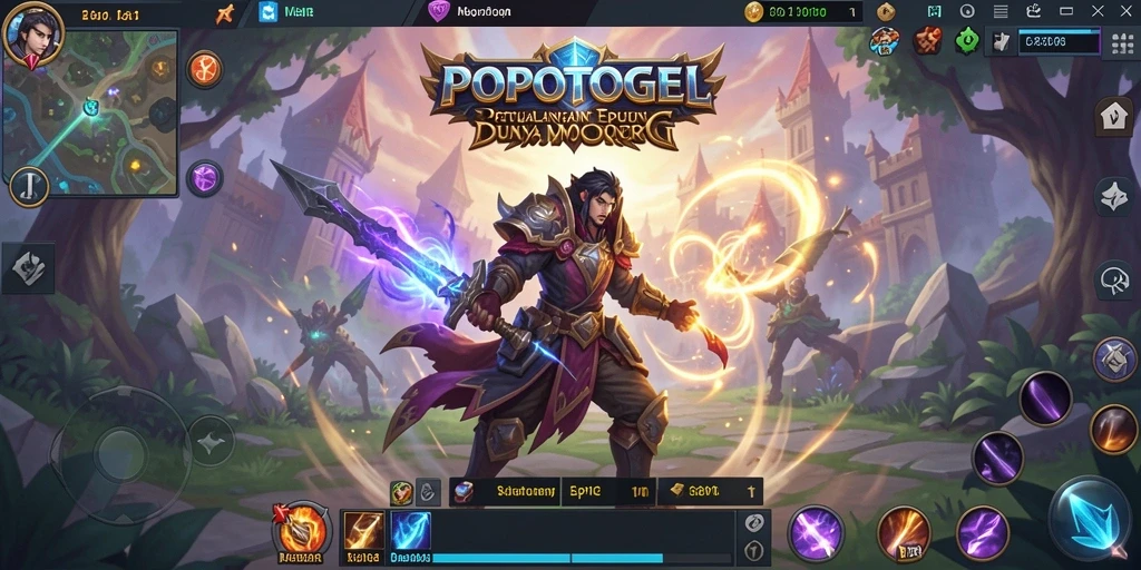 Tampilan gameplay seru dan penuh aksi di POPOTOGEL.