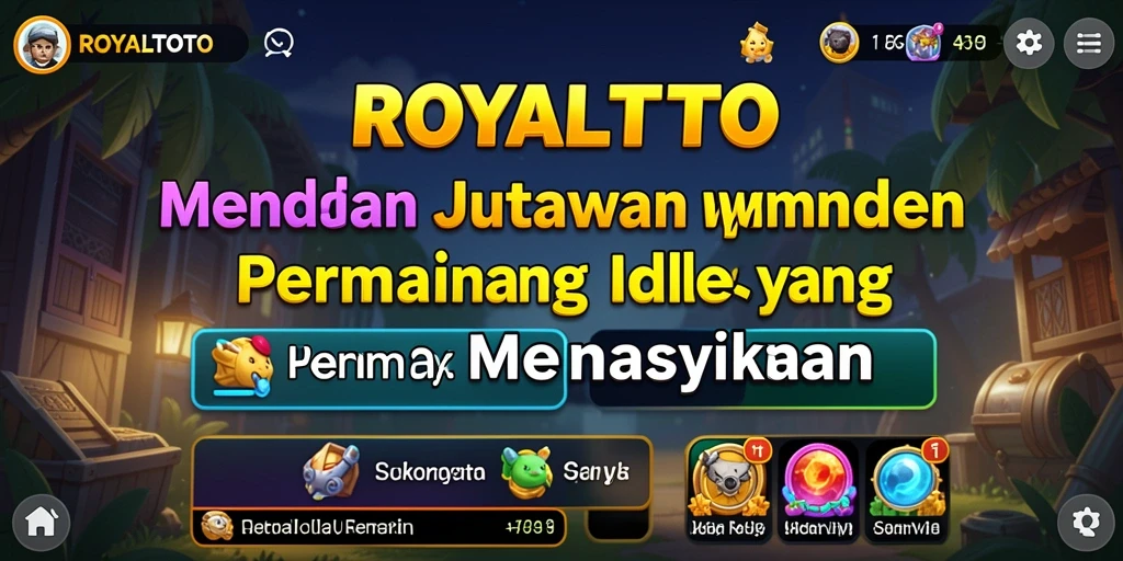 Tampilan gameplay menarik dan sederhana dari ROYALTOTO yang mengasyikkan.