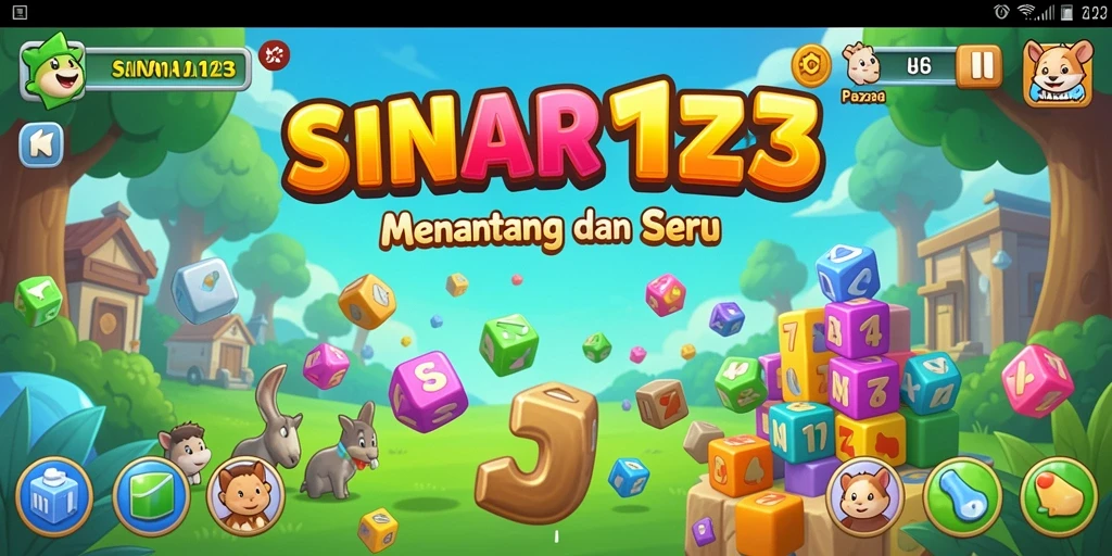 Gameplay menantang SINAR123 yang penuh warna dan seru.