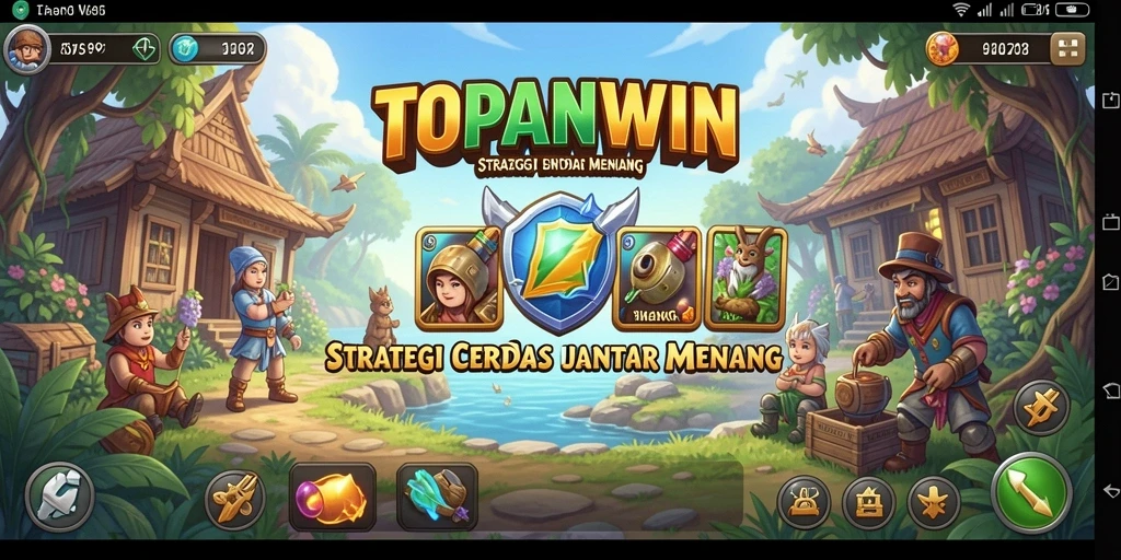 Tampilan gameplay intens dari TOPANWIN menunjukkan strategi yang mendebarkan.