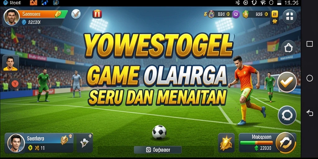 Tampilan gameplay yang menarik dari YOWESTOGEL dengan berbagai olahraga.